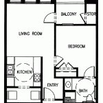 Homes of Parker Commons Apartments Floor Plan