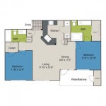 Marquis at Bellaire Ranch Apartments Floor Plan